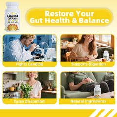 PQR Candida Cleanse capsules ready for daily routine