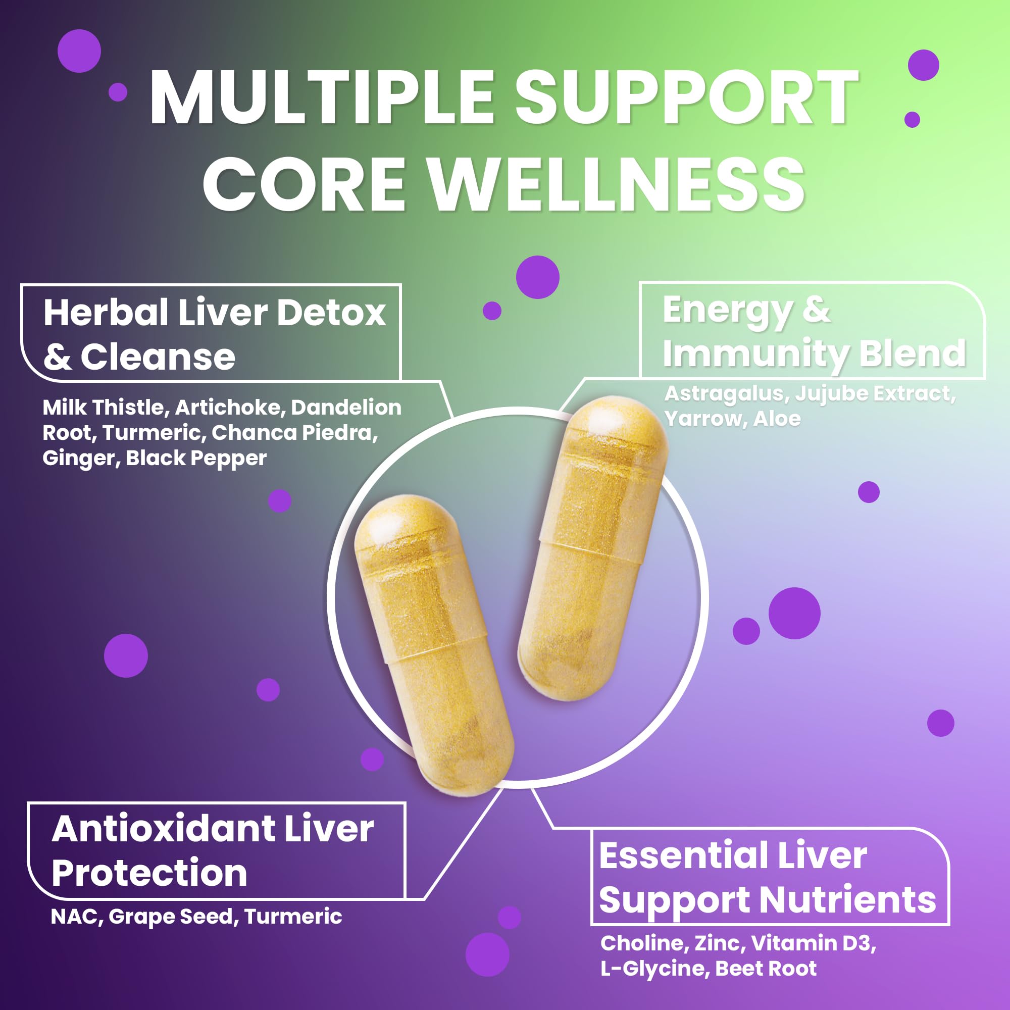 PRAELARA energy and metabolic balance capsules on a desk for daily vitality.