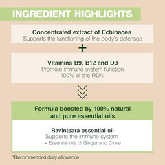 Pranarom Aromaboost Immunity label-detail highlights key ingredients.