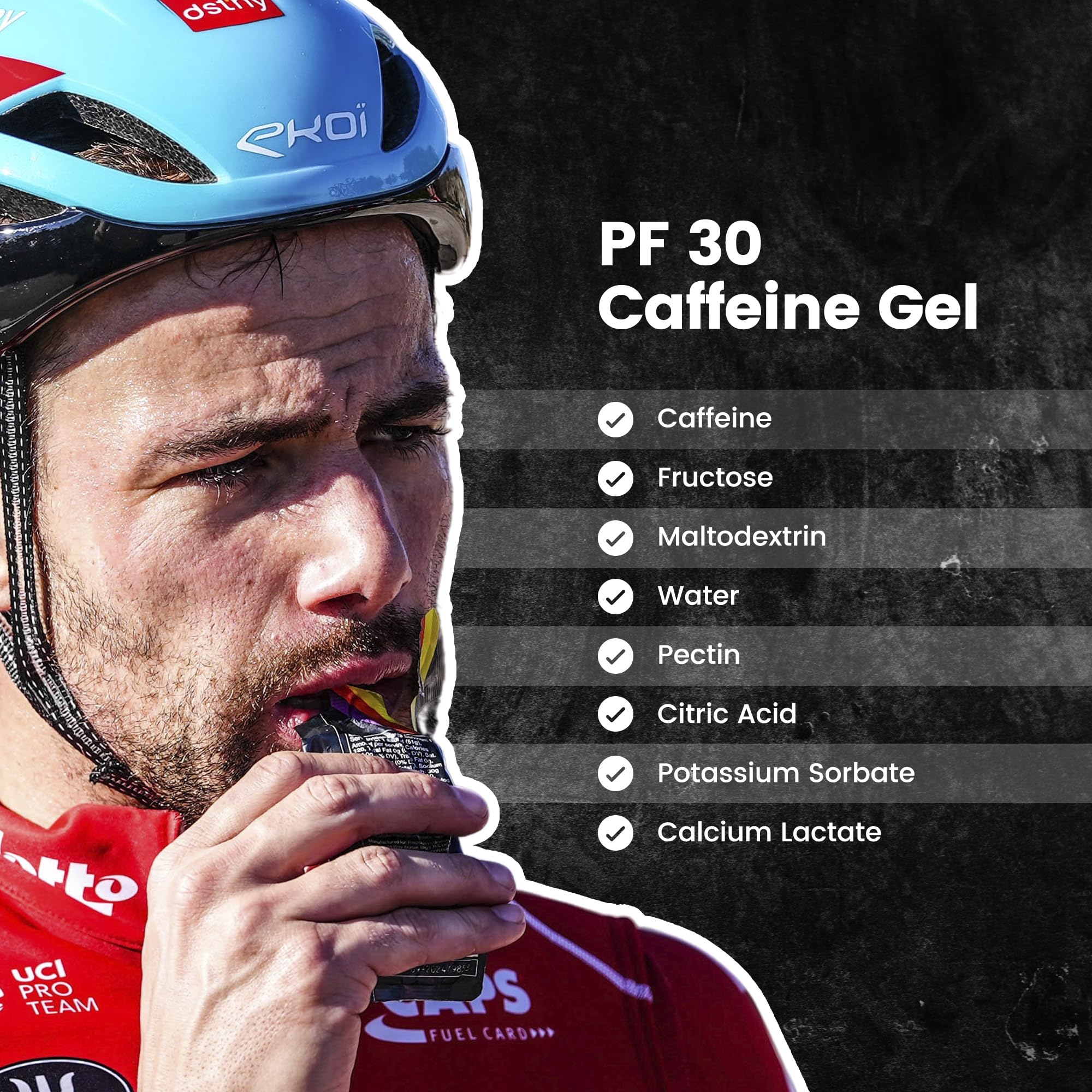 Dosis de 30 g de carbohidratos PF30 para mantener el ritmo durante la actividad
