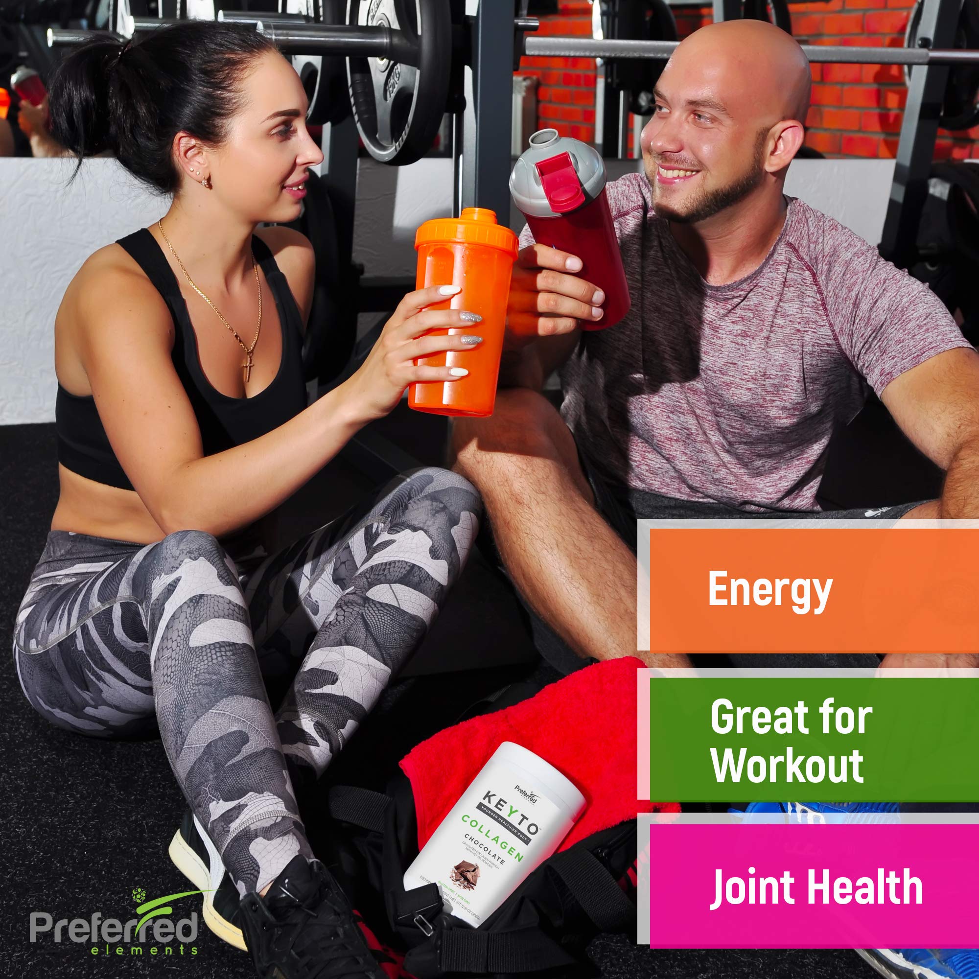 Label highlights grass-fed ingredients on KEYTO Chocolate Collagen