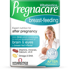 Pregnacare Breast-Feeding 84 tablets packshot supports postnatal nutrition with iron and vitamin D