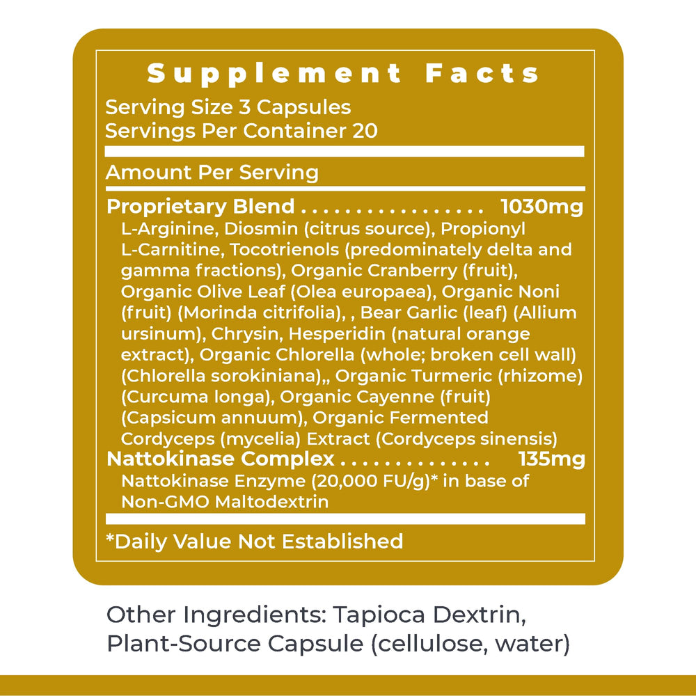 Usage idea showing three capsules as daily dose.