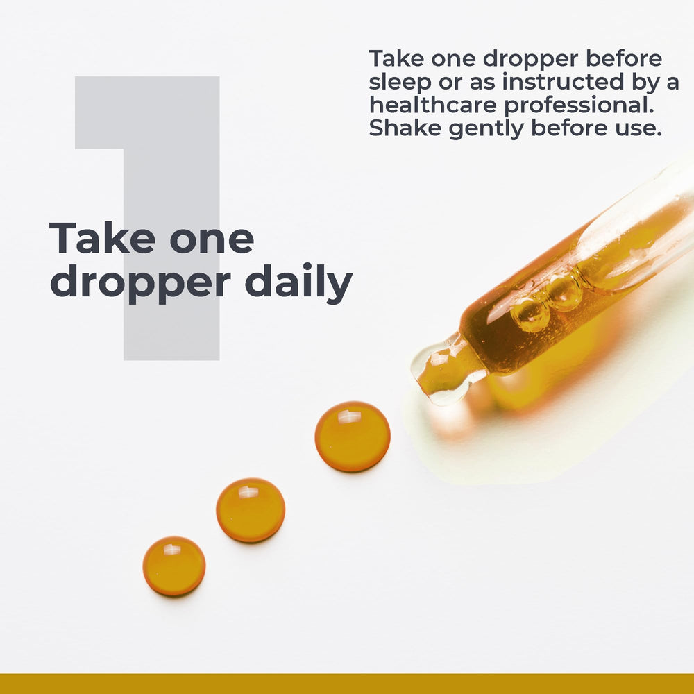 Premier Research Labs Melatonin-ND drops pour for convenient bedtime use