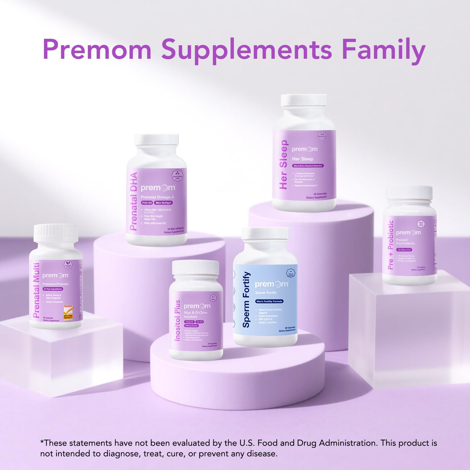 Premom Inositol Plus box on a shelf