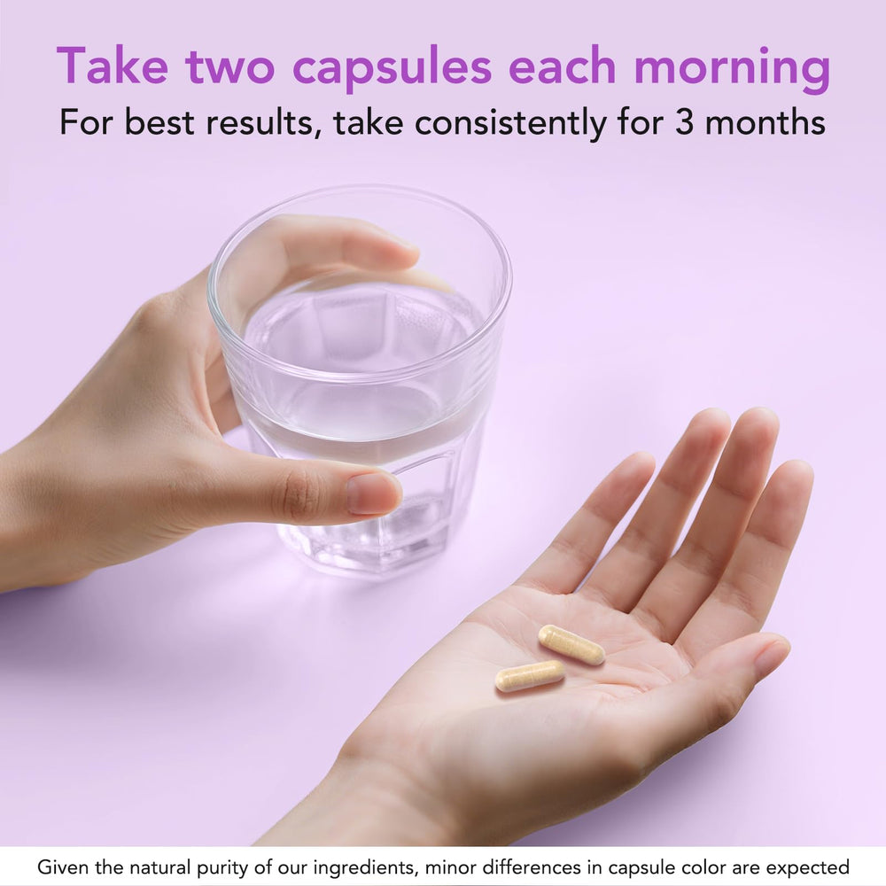 Premom Vitex dosage graphic highlighting 1000mg per serving for hormonal balance support.