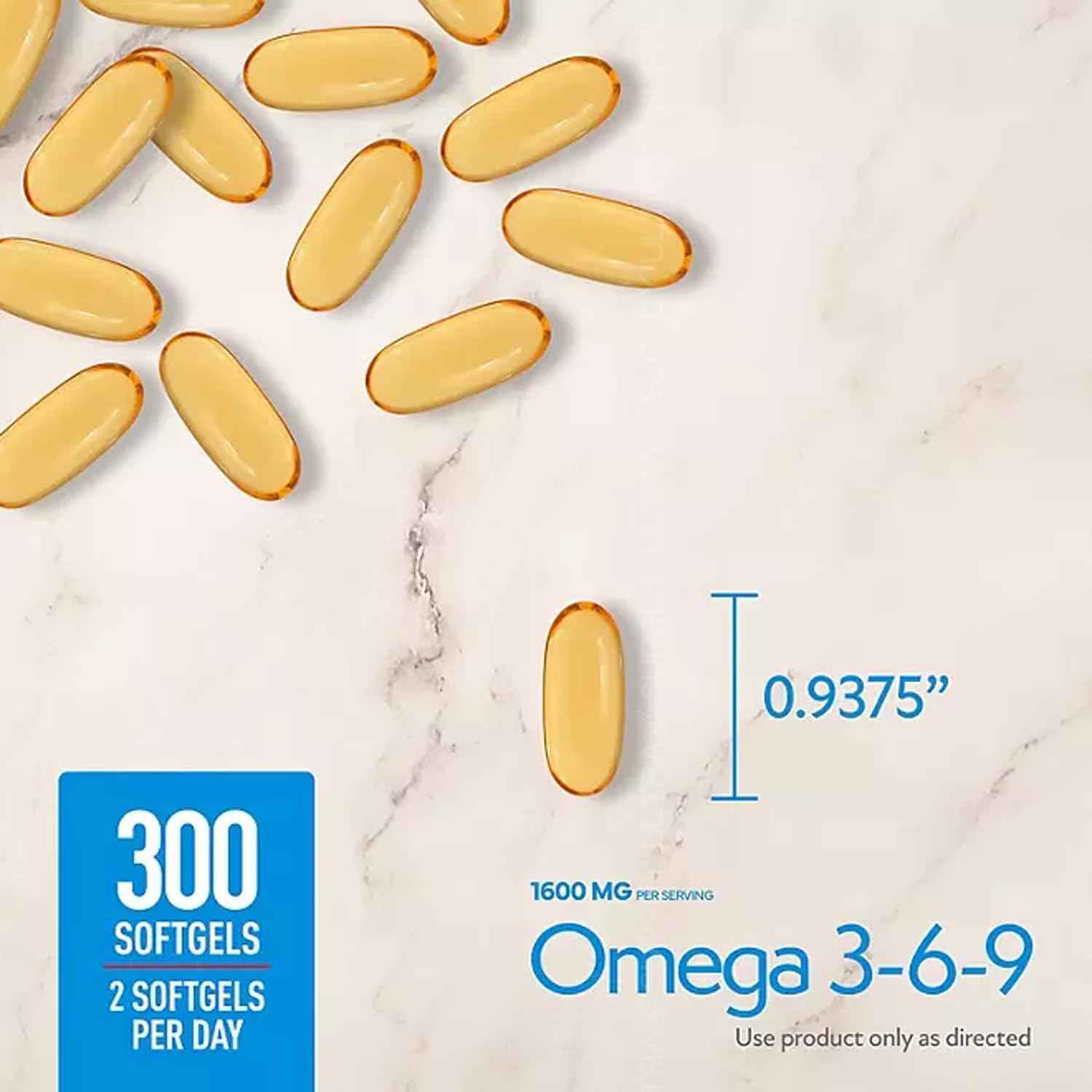 Presca Omega 3-6-9 lifestyle scene showing daily supplement routine.