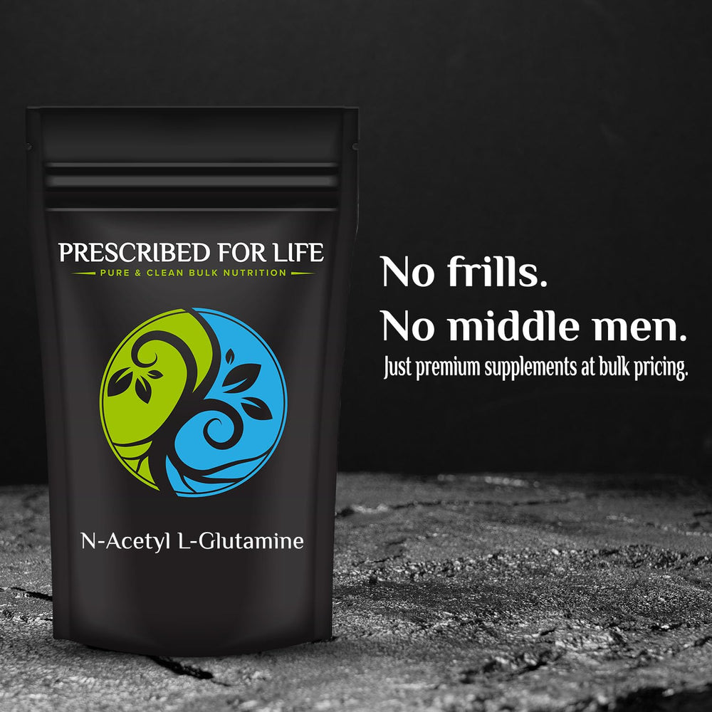 Prescribed For Life N Acetyl L Glutamine powder dissolves easily in water