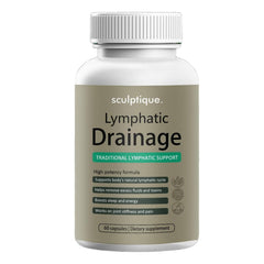 PressurePal Sculptique capsules bottle on table, suggesting daily detox and gentle fluid balance.
