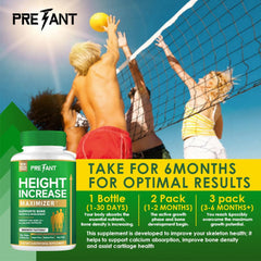 USA-made PRETANT Growth Capsules label emphasizing quality