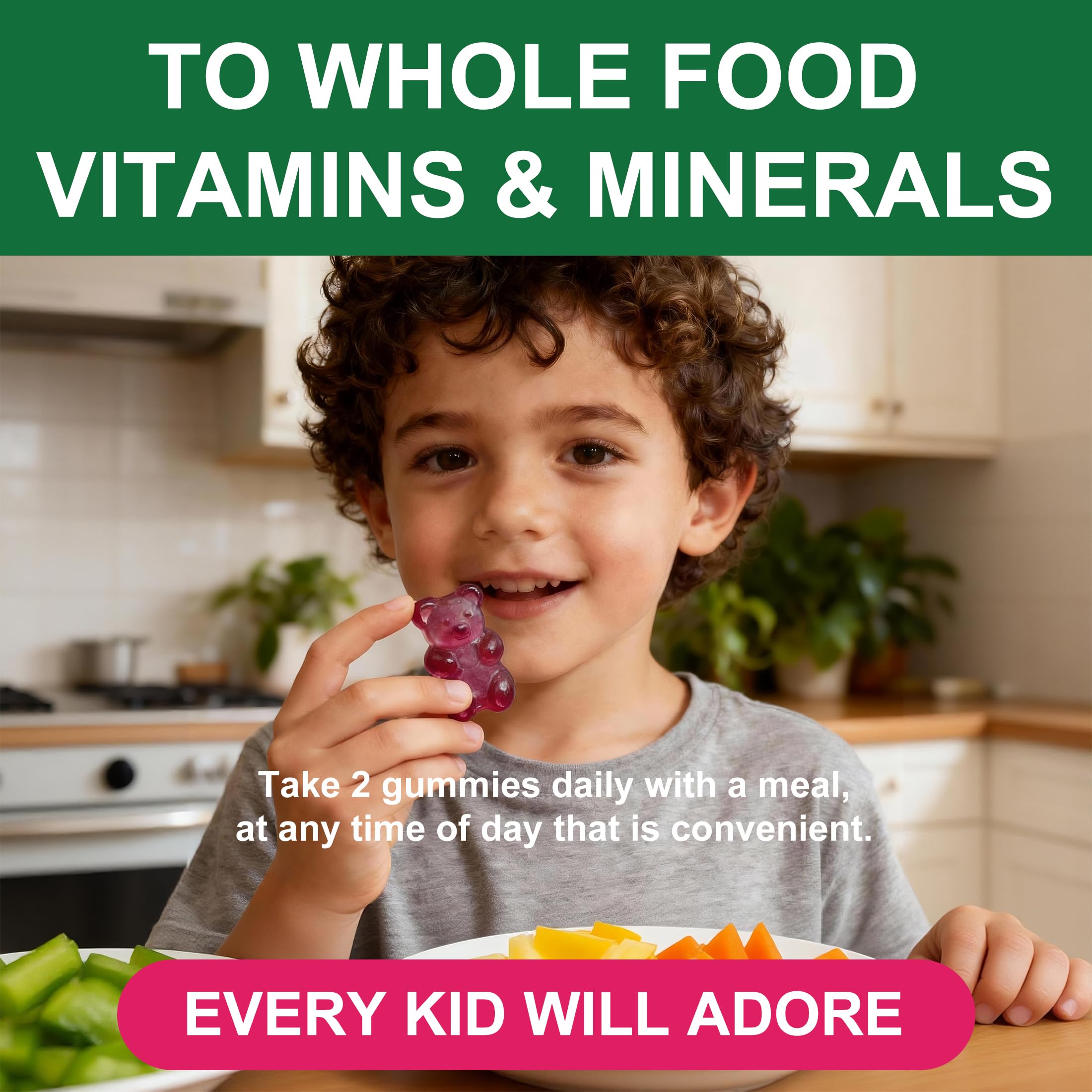 PRETANT Growth Gummies ashwagandha and herbs in a kid-friendly chew.