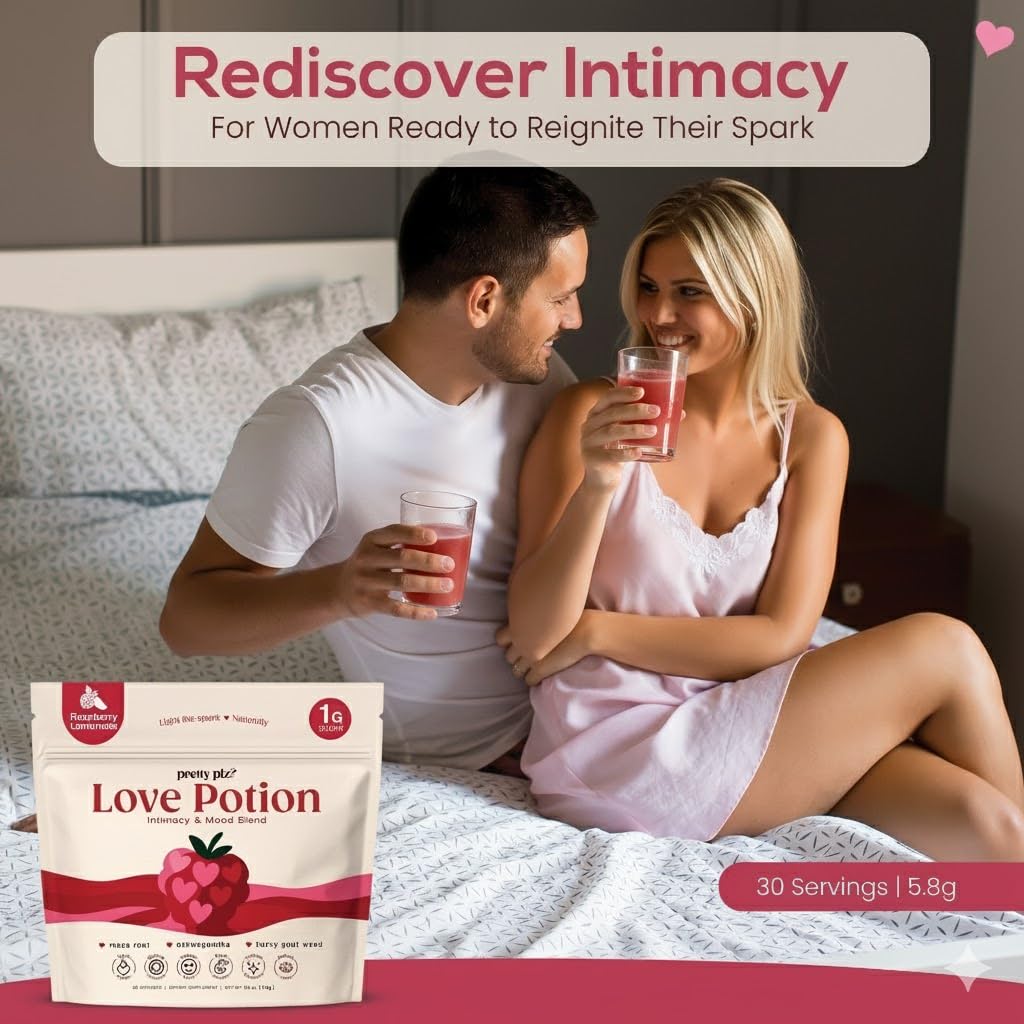 Pretty Plz? Libido booster scoop and tub ready for quick mix to boost energy.