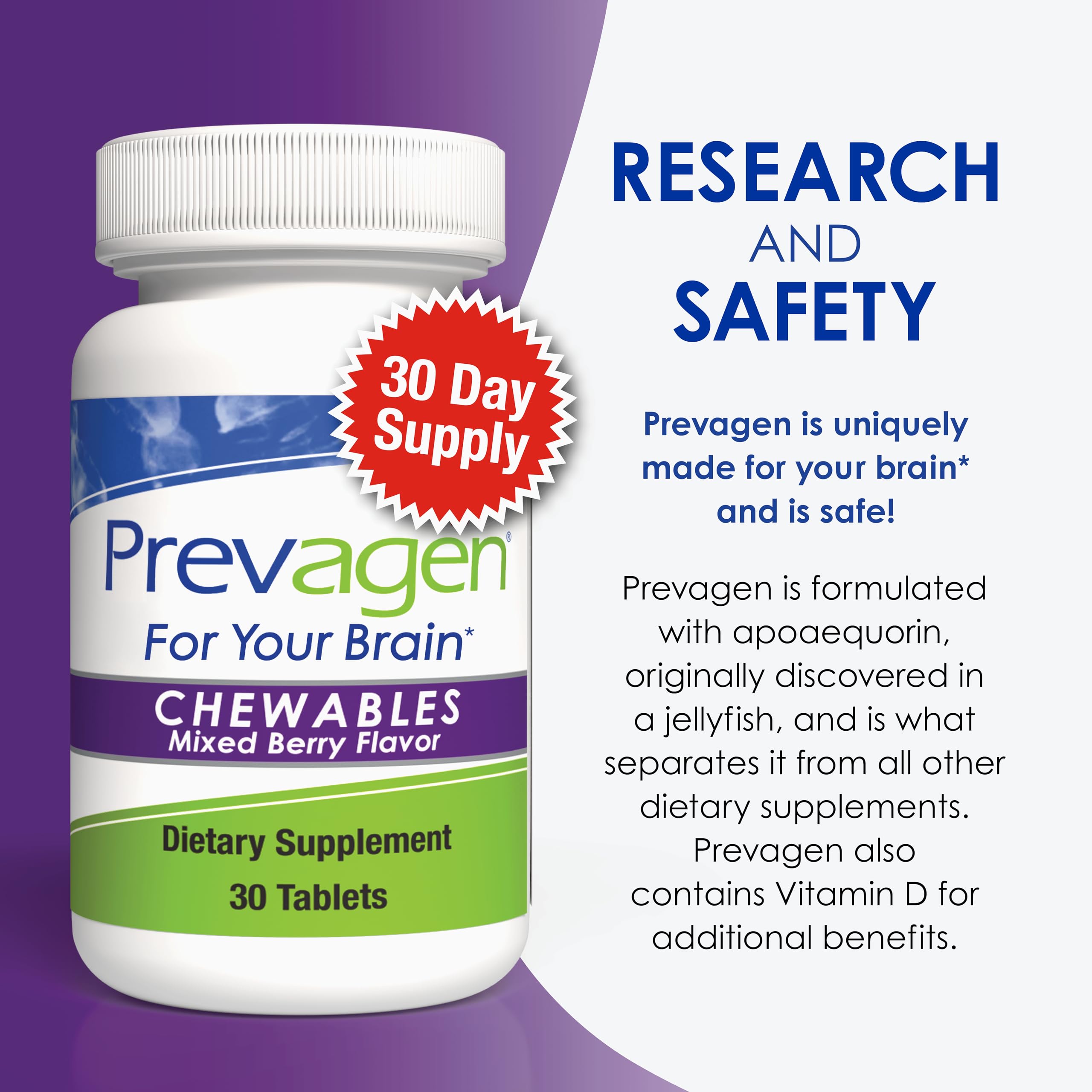 Prevagen morning-daily-use bottle ideal for a simple daily routine.