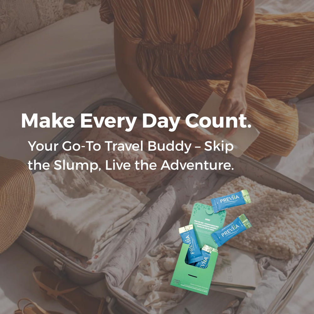 Previia compact box designed for travel and social events