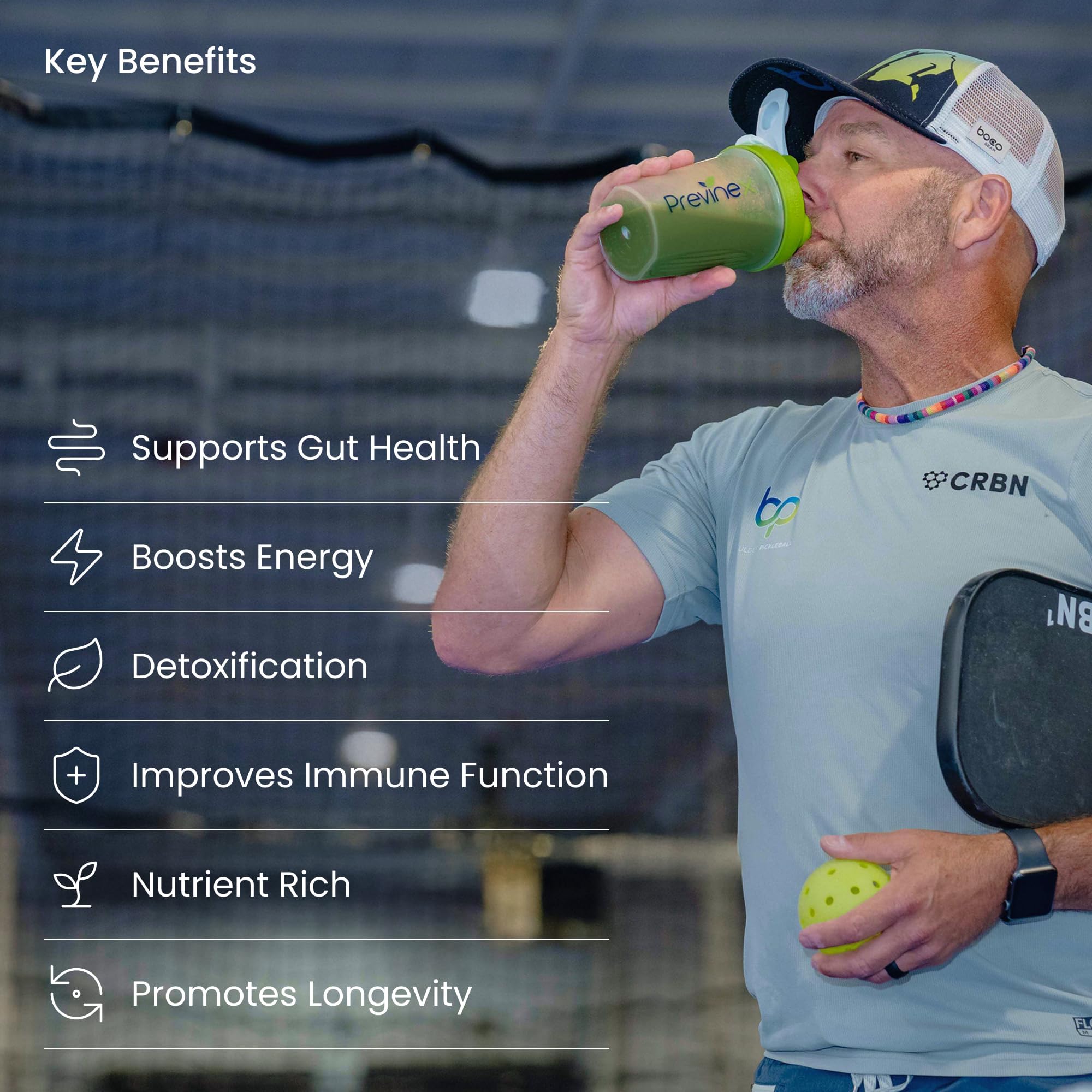 Shaker with liquid highlights convenient on-the-go nutrition