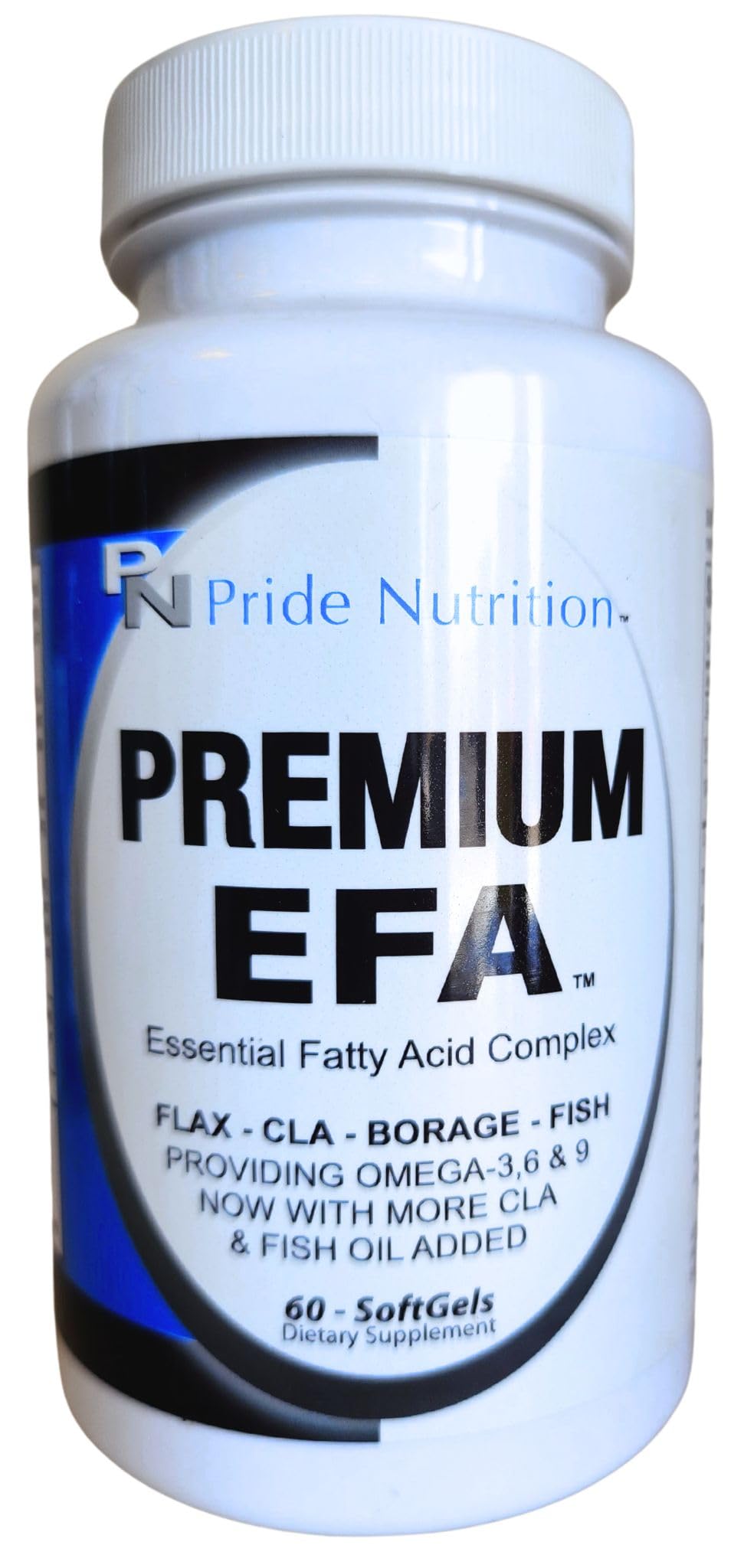 Pride Nutrition Premium EFA shown as part of a daily routine