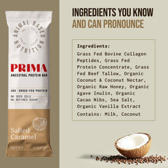 PRIMA ANCESTRAL PROTEIN BAR graisse de boeuf : source durable d'énergie entre les séances.