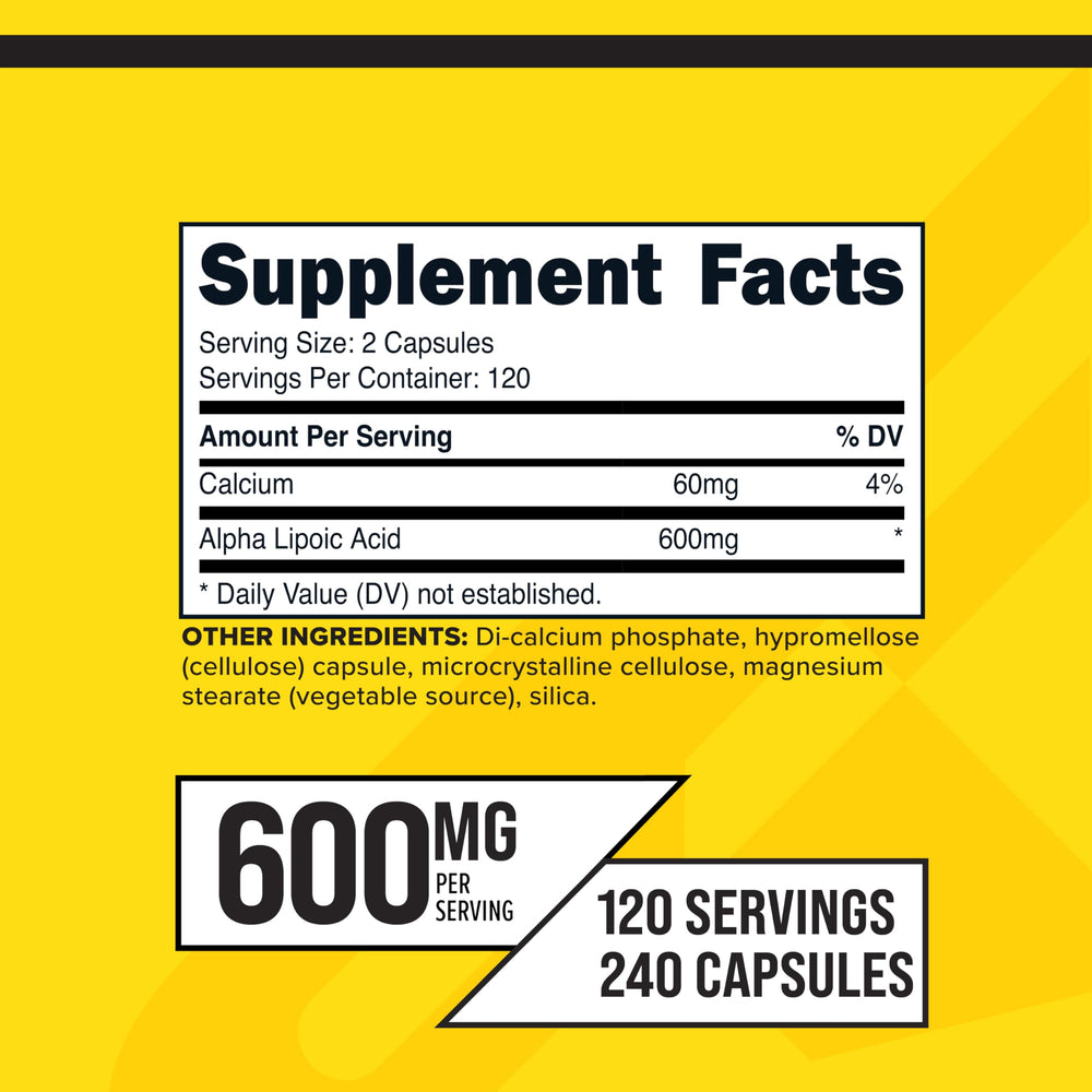 Primaforce Alpha Lipoic Acid capsules close-up showing high-quality soft capsules for daily use