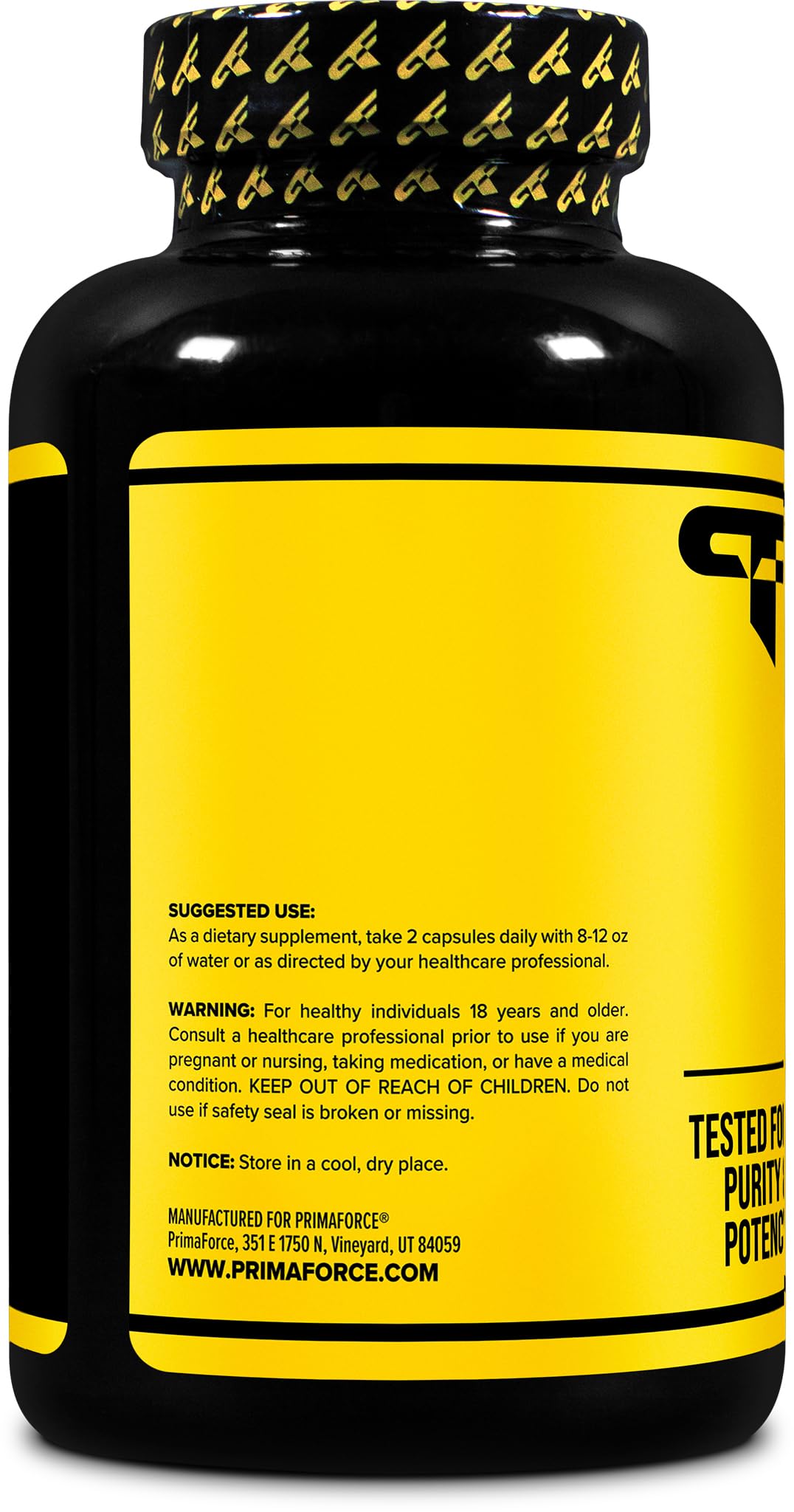 Primaforce Alpha Lipoic Acid serving pack demonstrates two-capsule servings for daily wellness