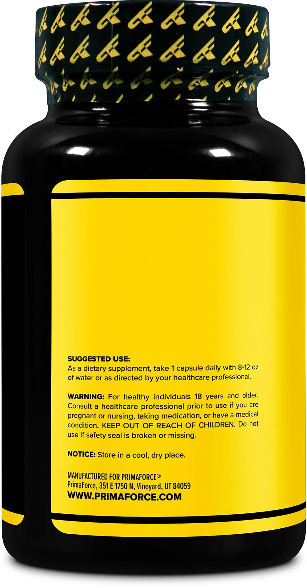Primaforce Boron citrate ingredient highlight emphasizing purity.