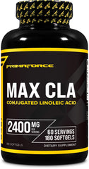 Primaforce CLA 2400 mg en botella, ideal para uso diario y apoyo general.