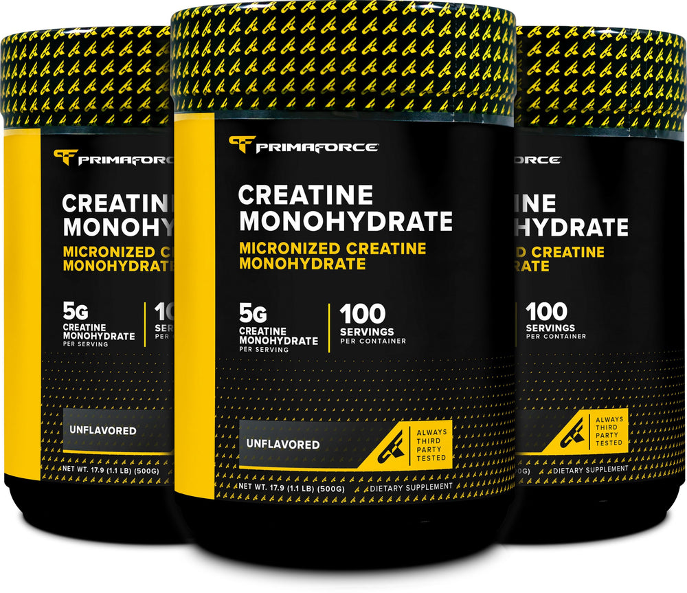 Primaforce creatine in gym setting supports consistent training routines.