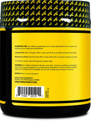 Primaforce Creatine powder stirred in a glass for quick mixing