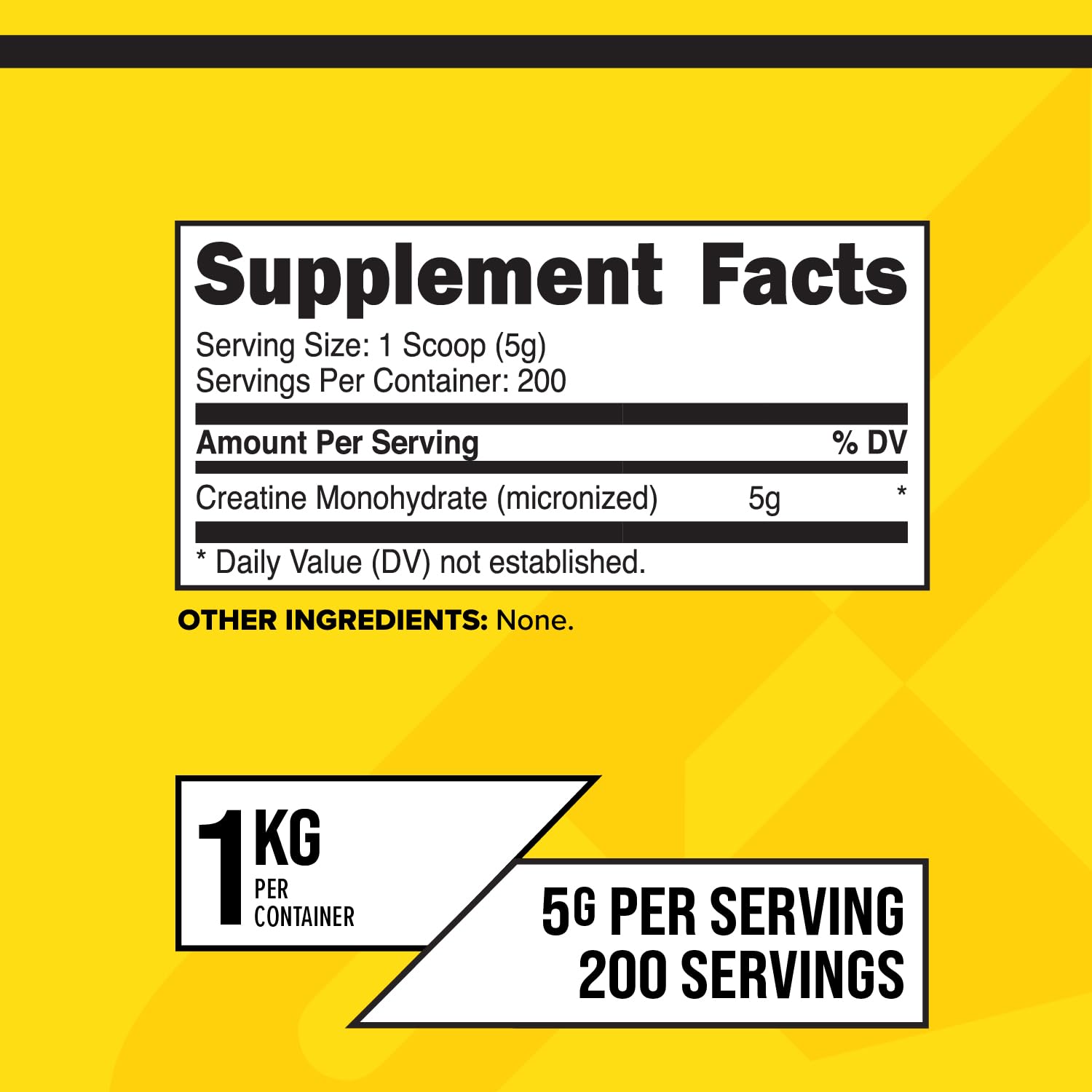 Primaforce Creatine Monohydrate powder with serving scoop, easy 5 g daily dosing.