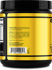 Primaforce EAA Powder label closeup with NSF GMP certification