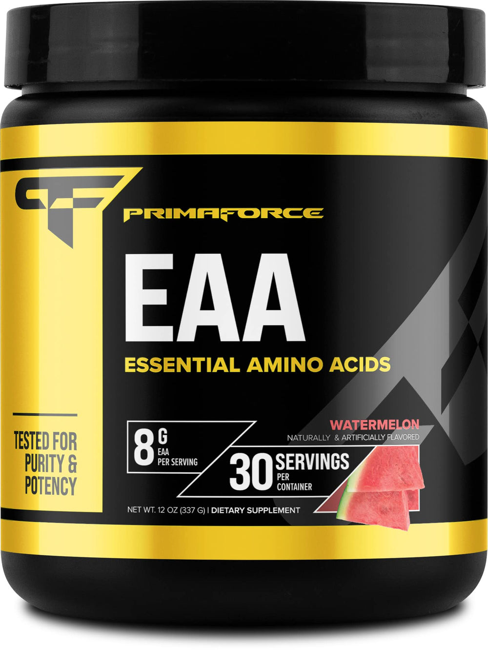 Primaforce EAA Powder Watermelon scoop boosts taste during workouts
