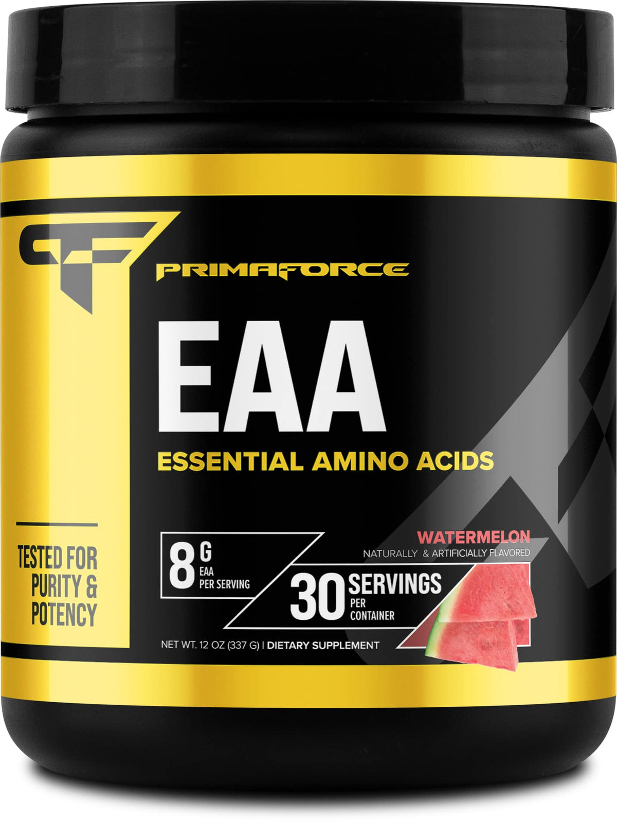 Primaforce EAA Powder Watermelon scoop boosts taste during workouts