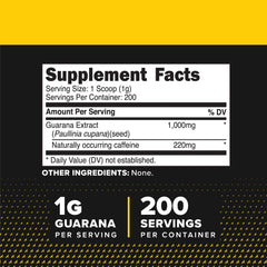 Primaforce Guarana Powder with scoop for simple daily servings.