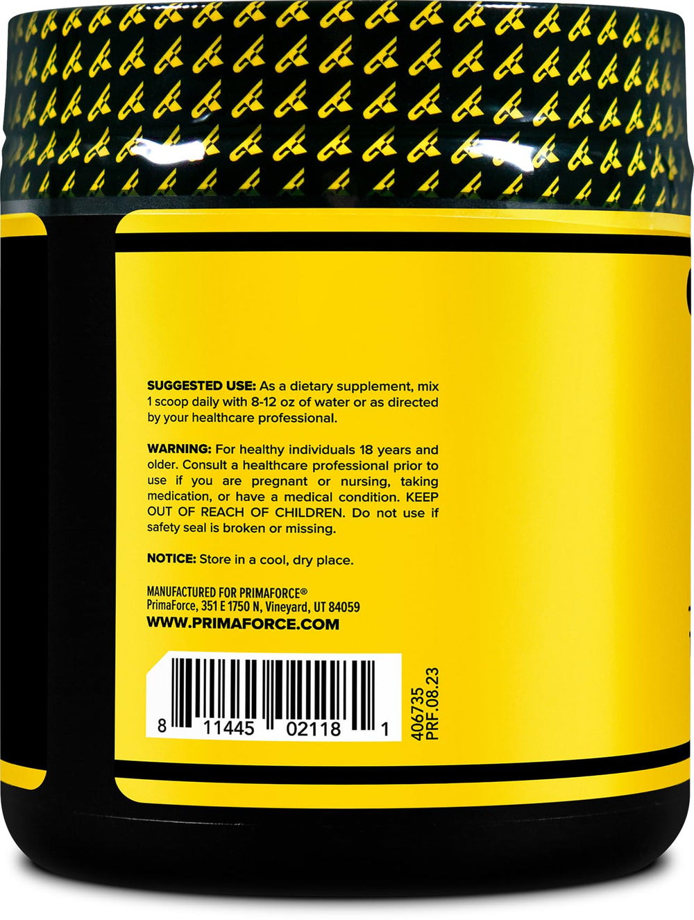 Primaforce L-Arginine Complex mixing in shaker for peak workouts.
