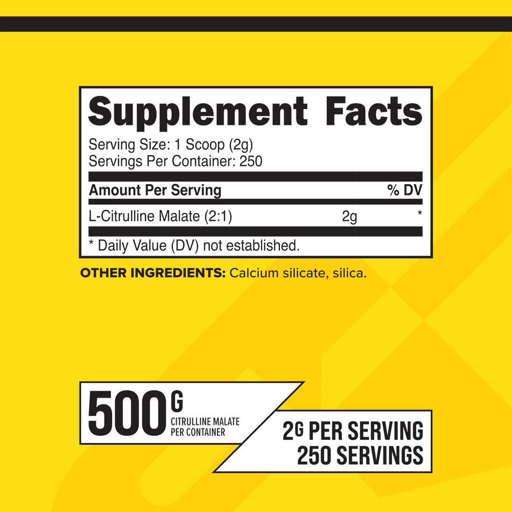 Primaforce L-Citrulline Malate powder scoop highlights easy daily dosing.