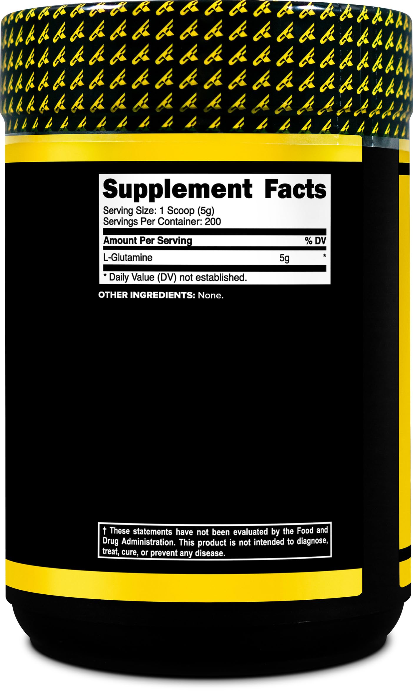 Primaforce L-Glutamine jar with 200 servings for ongoing support.
