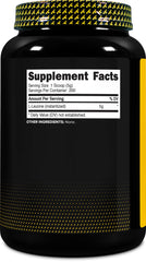Primaforce L-Leucine label highlighting non-GMO and gluten-free