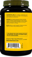 Close-up of Primaforce L-Leucine powder ready to mix