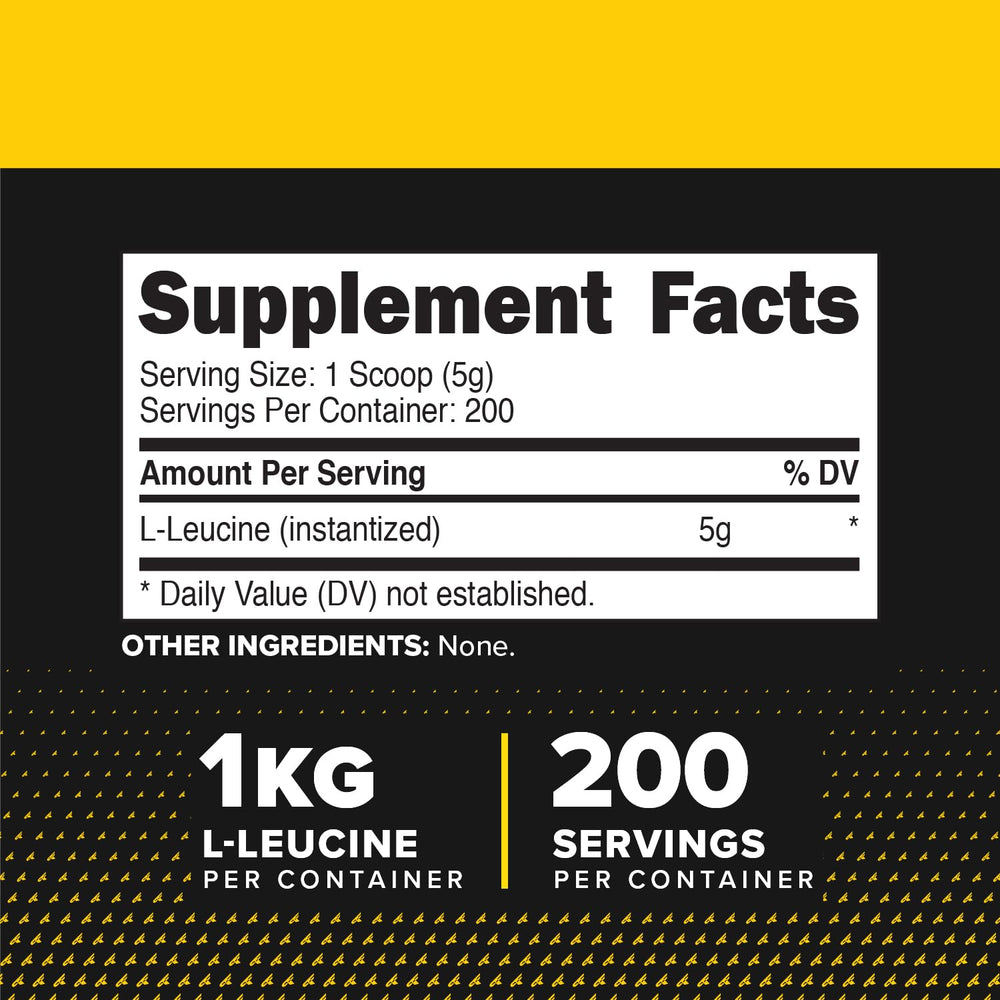 Primaforce L-Leucine scoop-dispense showing easy dosing