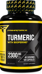 Primaforce Turmeric with Bioperine bottle front for daily wellness