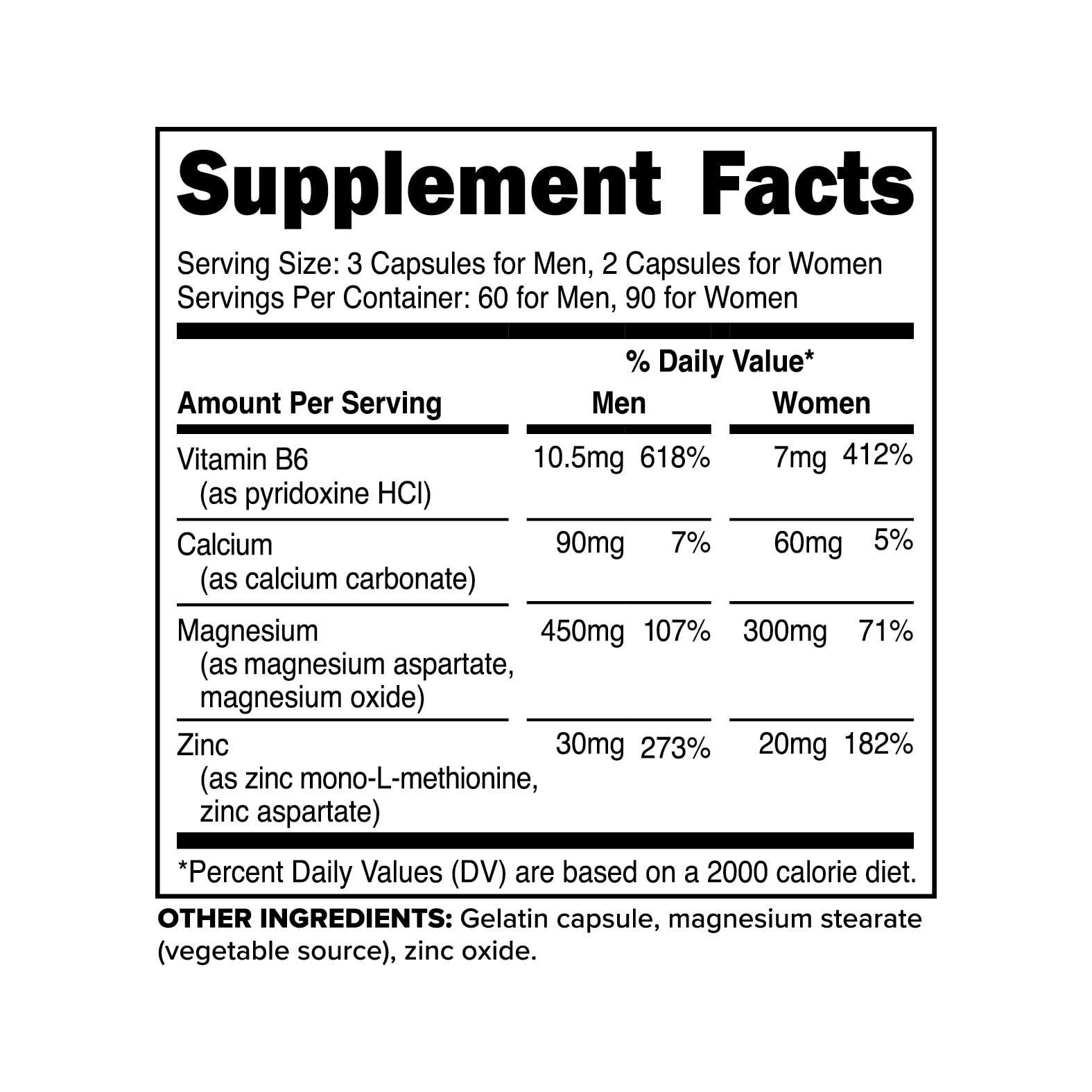 Primaforce ZMA bottle label closeup highlights ingredients for informed choices.