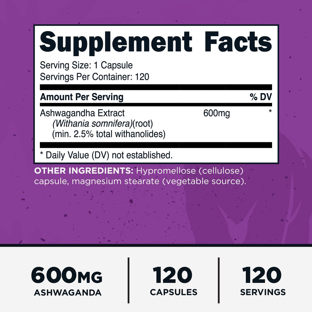 Primal Ashwagandha capsules close-up for convenient daily use.