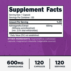 Primal Ashwagandha capsules close-up for convenient daily use.