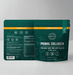 Primal Harvest collagen powder scoop ready for quick recipes.