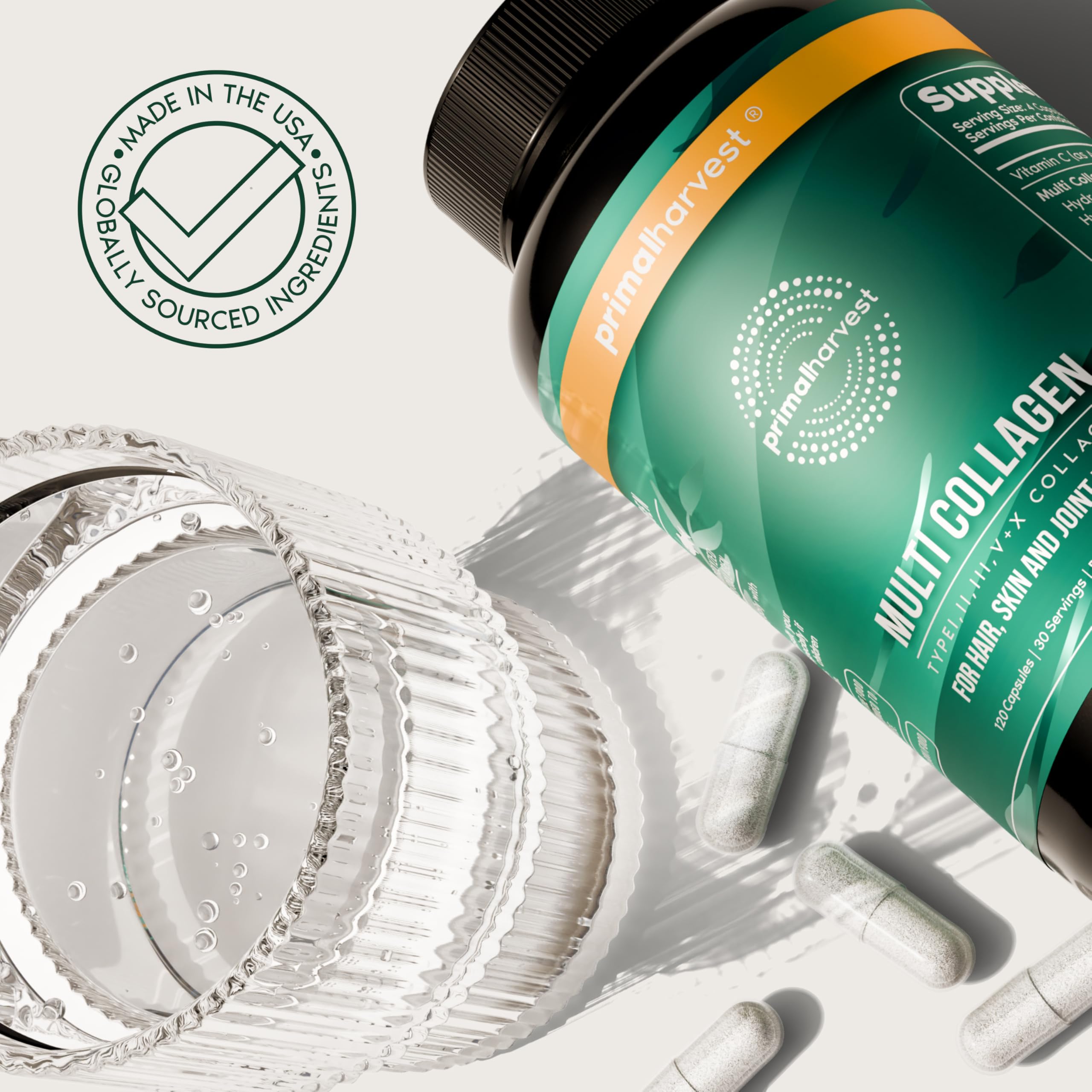 Primal Harvest joint support gear suggests active lifestyle benefits.