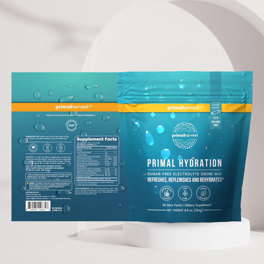 Primal Harvest muscle support for active recovery during workouts.