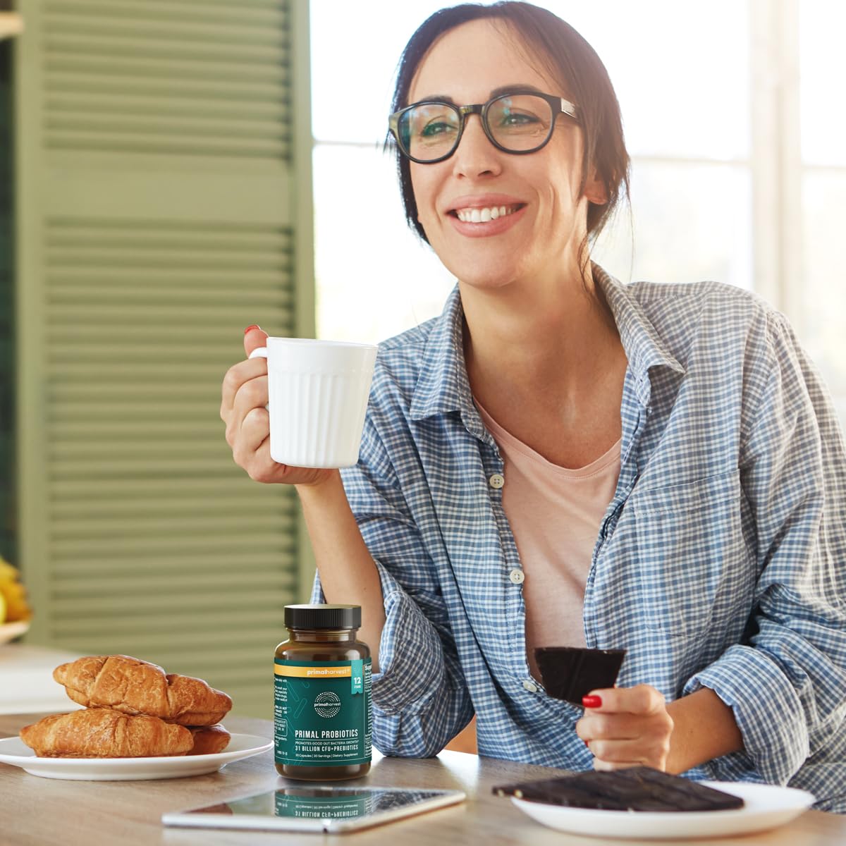 Capsules close-up with smooth coating for easy swallowing.
