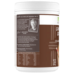 Primal Kitchen chocolate coconut collagen in a baking batter ready to bake