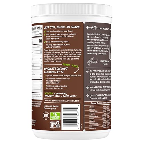 Primal Kitchen Chocolate Coconut Collagen Fuel hot cocoa ready to drink