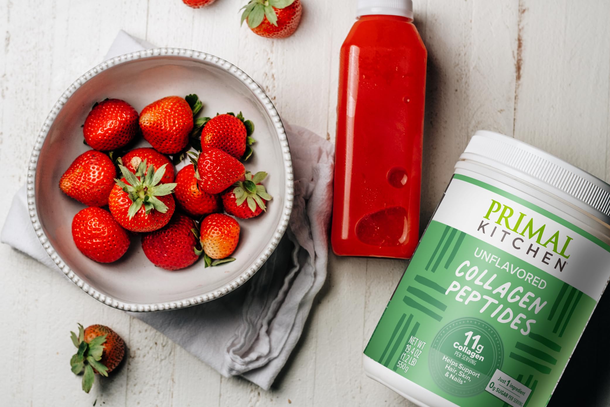 Primal Kitchen Collagen Peptides unflavored used in gluten-free baking.