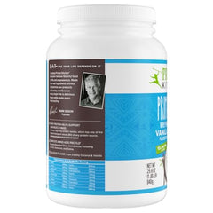 Primal Kitchen Primal Fuel vanilla coconut shake glass showing creamy, low-sugar flavor.